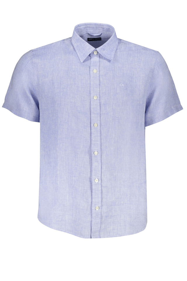 8712NORTH SAILS CAMICIA MANICHE CORTE UOMO AZZURRO