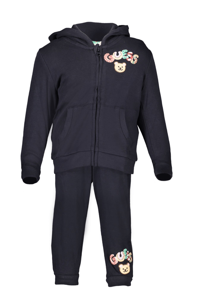 8102GUESS JEANS T-SHIRT MANICHE LUNGHE BAMBINO BLU