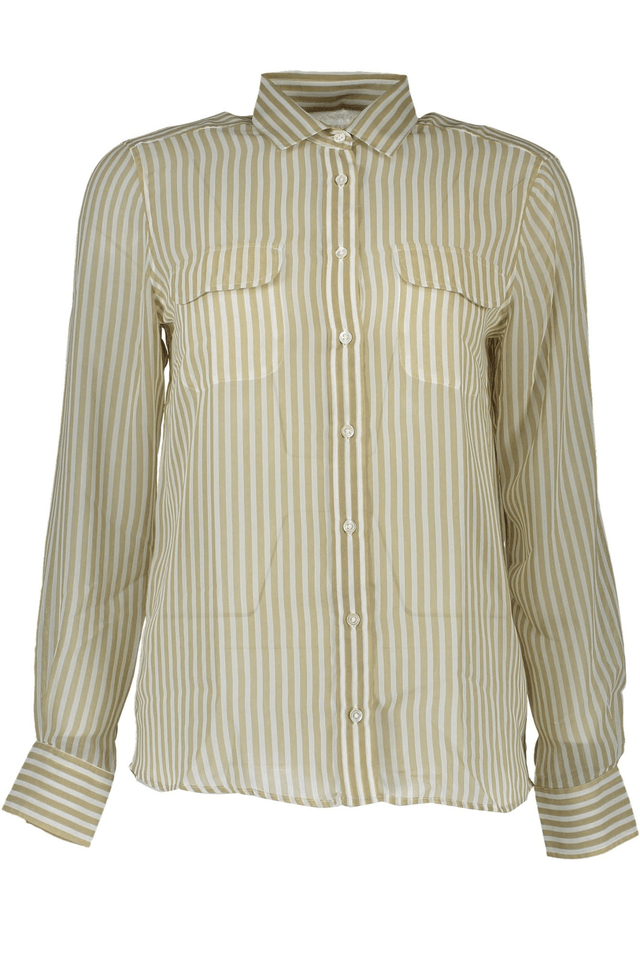 449GANT CAMICIA MANICHE LUNGHE DONNA BEIGE