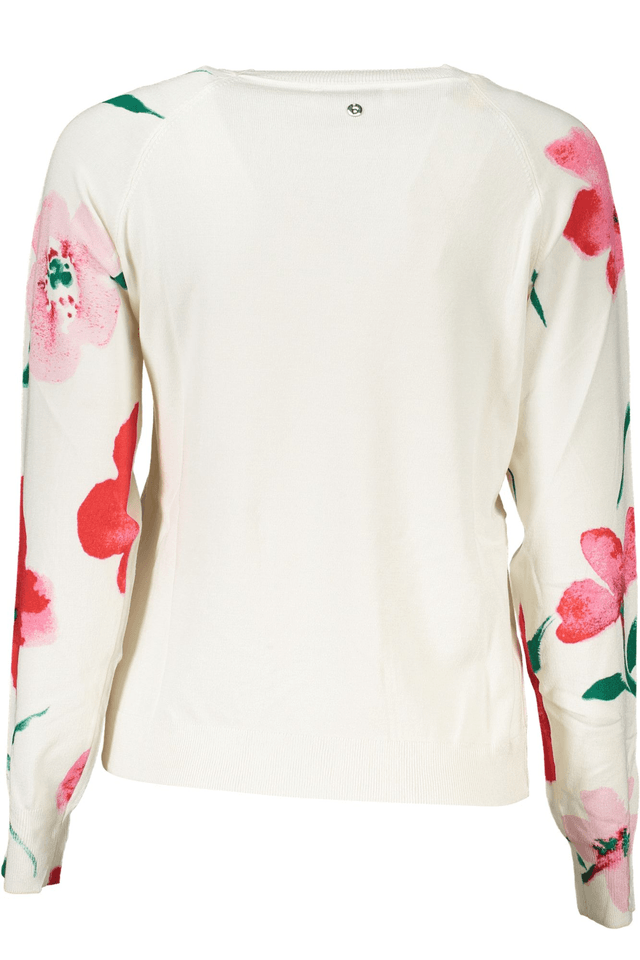 6904DESIGUAL MAGLIA DONNA BIANCO