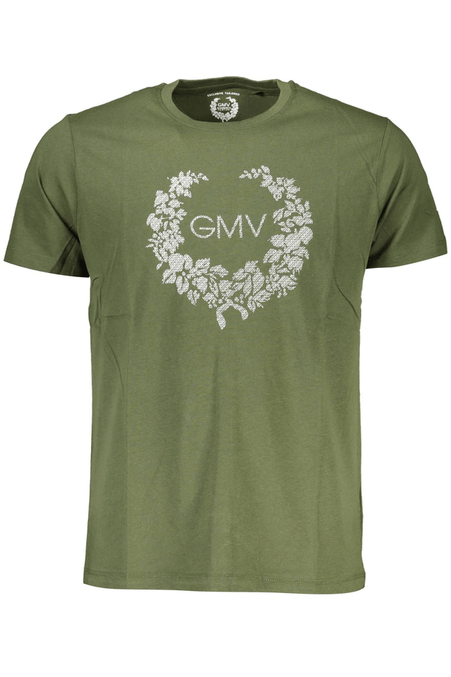 3981GIAN MARCO VENTURI T-SHIRT MANICHE CORTE UOMO VERDE