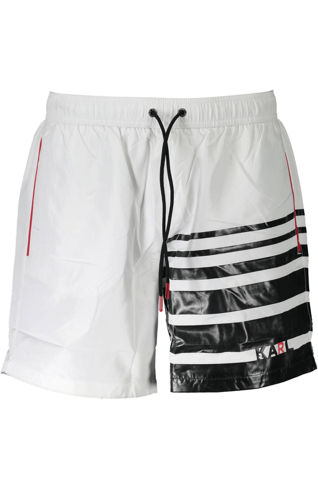 232KARL LAGERFELD BEACHWEAR COSTUME PARTE SOTTO UOMO BIANCO