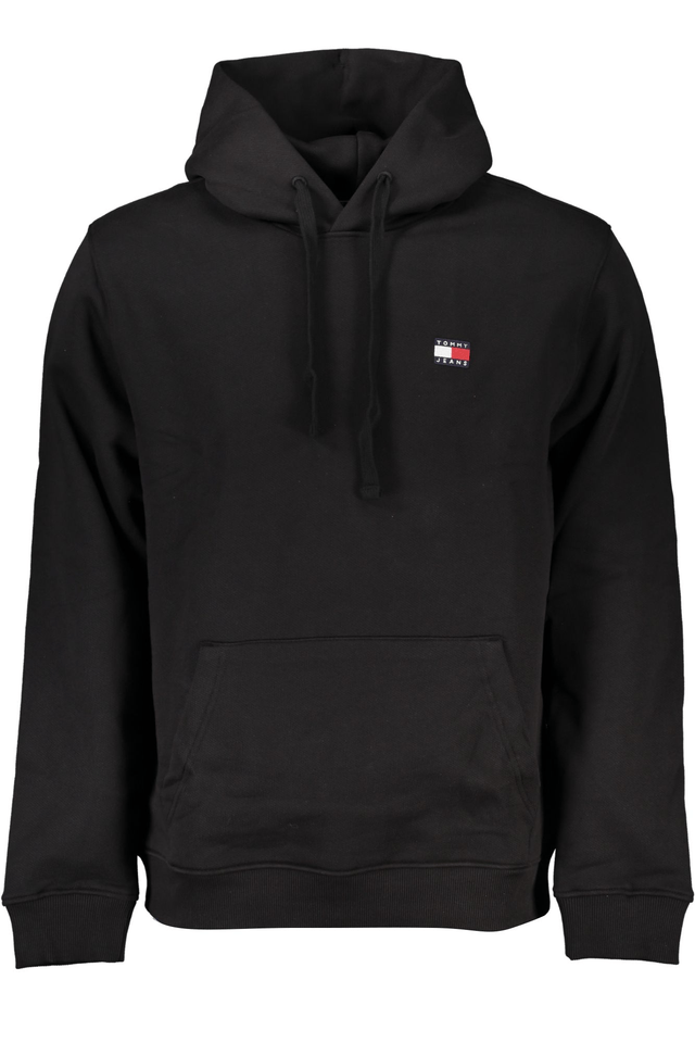 7211TOMMY HILFIGER FELPA SENZA ZIP UOMO NERO