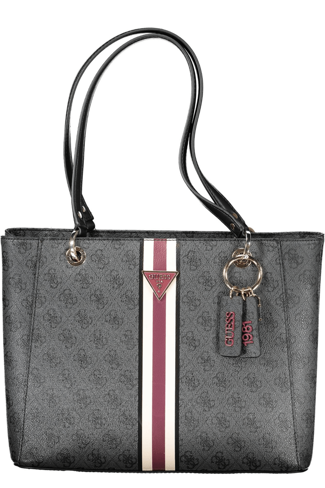 10444GUESS JEANS BORSA DONNA NERO