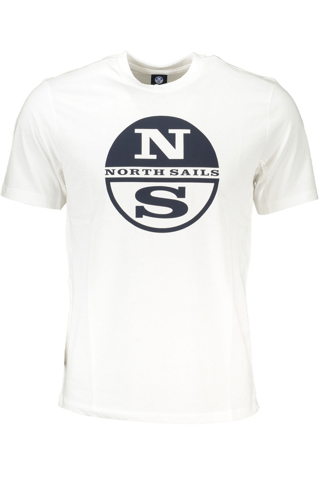 7158NORTH SAILS T-SHIRT MANICHE CORTE UOMO BIANCO