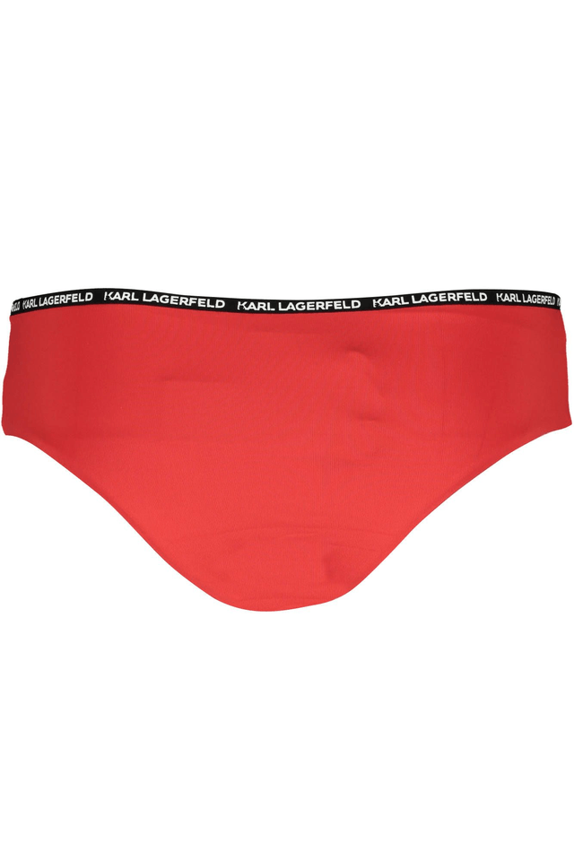 1338KARL LAGERFELD COSTUME PARTE SOTTO DONNA ROSSO