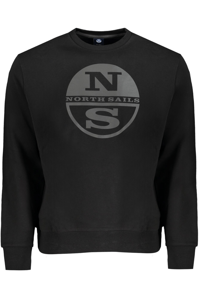 10044NORTH SAILS FELPA SENZA ZIP UOMO NERO