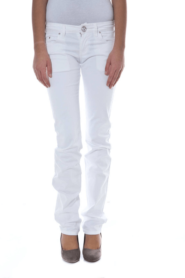 154PHARD PANTALONE DONNA BIANCO