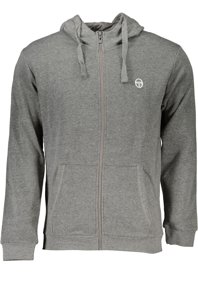 7196SERGIO TACCHINI FELPA CON ZIP UOMO GRIGIO