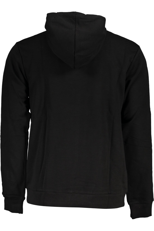 6109FILA FELPA SENZA ZIP UOMO NERO