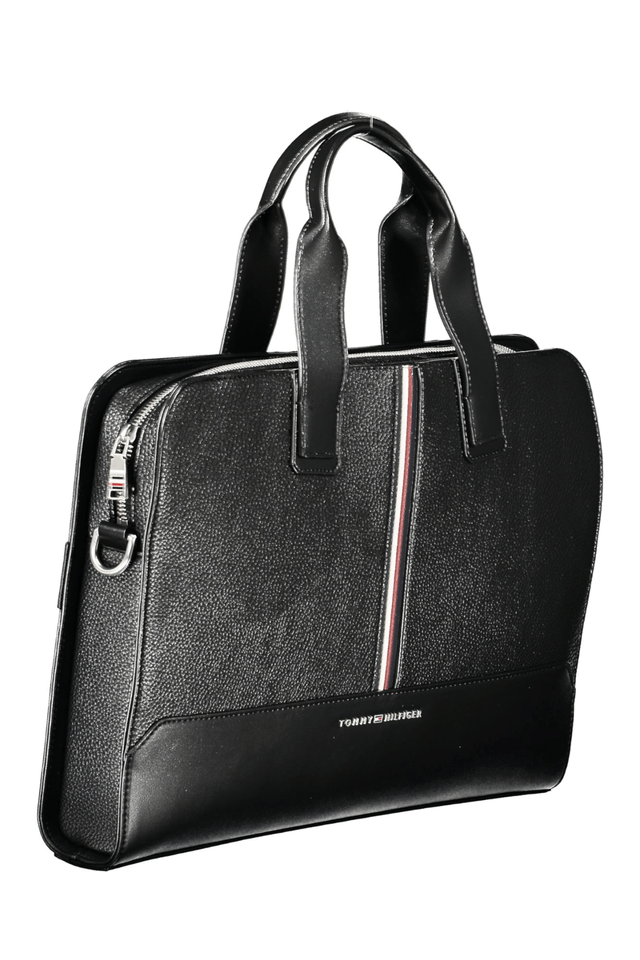 6340TOMMY HILFIGER CARTELLA UOMO NERO