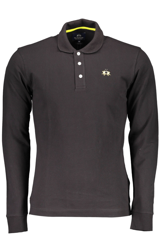 1950LA MARTINA POLO MANICHE LUNGHE UOMO NERO