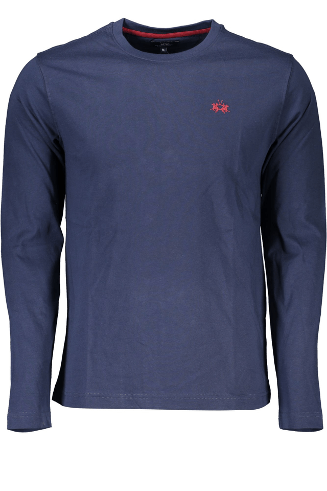 6933LA MARTINA T-SHIRT MANICHE LUNGHE UOMO BLU