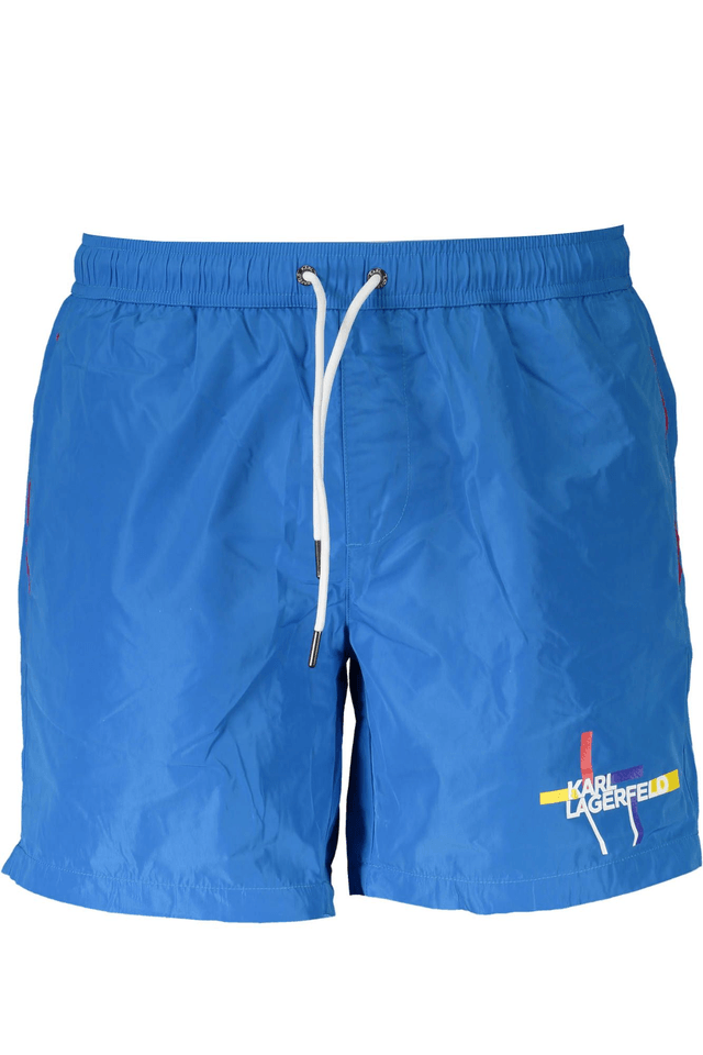1038KARL LAGERFELD BEACHWEAR COSTUME PARTE SOTTO UOMO AZZURRO