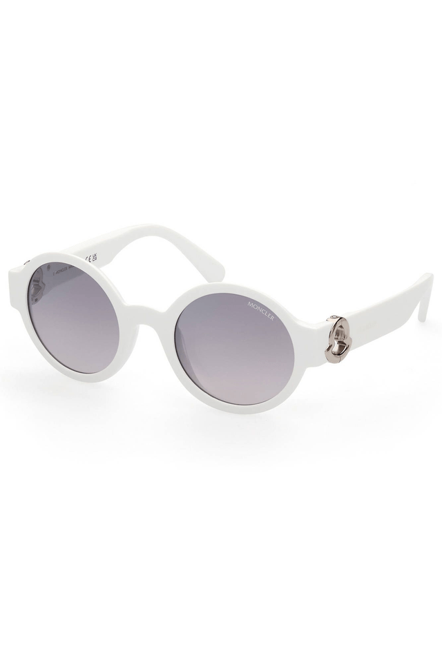4345MONCLER OCCHIALE DA SOLE DONNA BIANCO