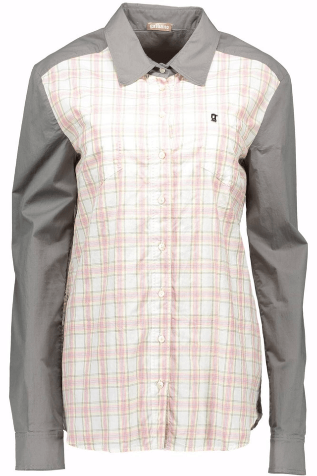 912JOHN GALLIANO CAMICIA MANICHE LUNGHE DONNA GRIGIO