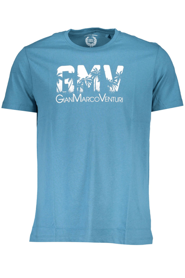 4043GIAN MARCO VENTURI T-SHIRT MANICHE CORTE UOMO BLU