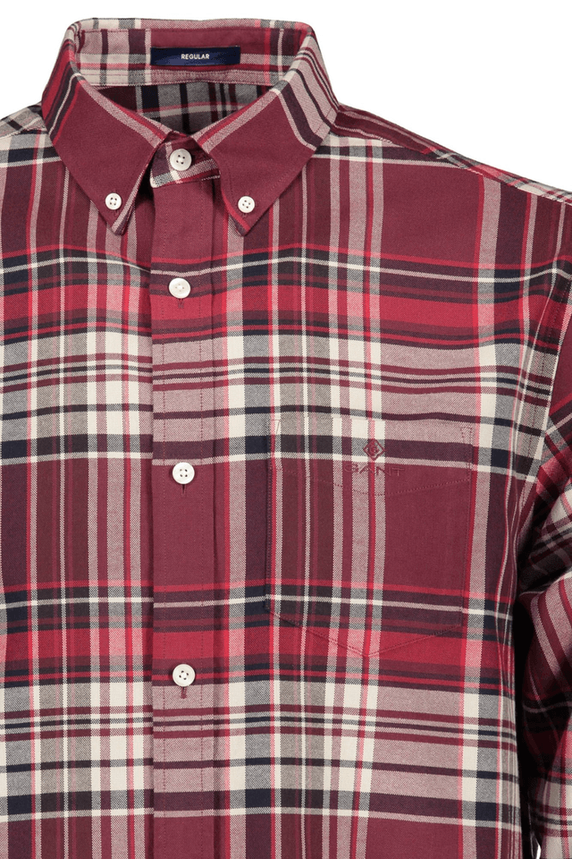 5299GANT CAMICIA MANICHE LUNGHE UOMO ROSSO