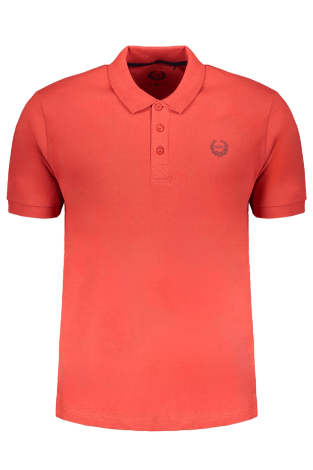 9642GIAN MARCO VENTURI POLO MANICHE CORTE UOMO ROSSO