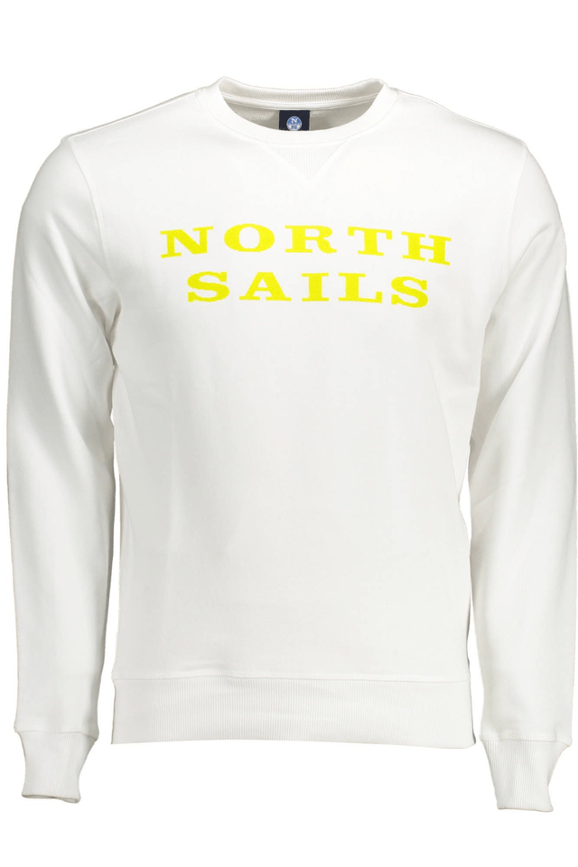 1684NORTH SAILS FELPA SENZA ZIP UOMO BIANCO