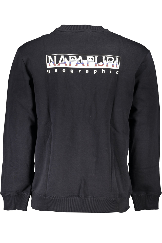 5724NAPAPIJRI FELPA SENZA ZIP UOMO NERO