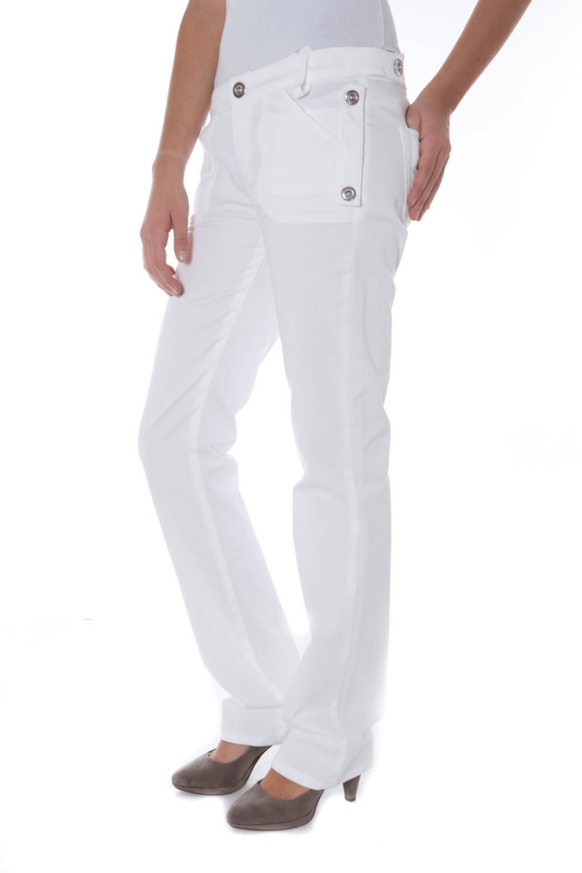 345PHARD PANTALONE DONNA BIANCO