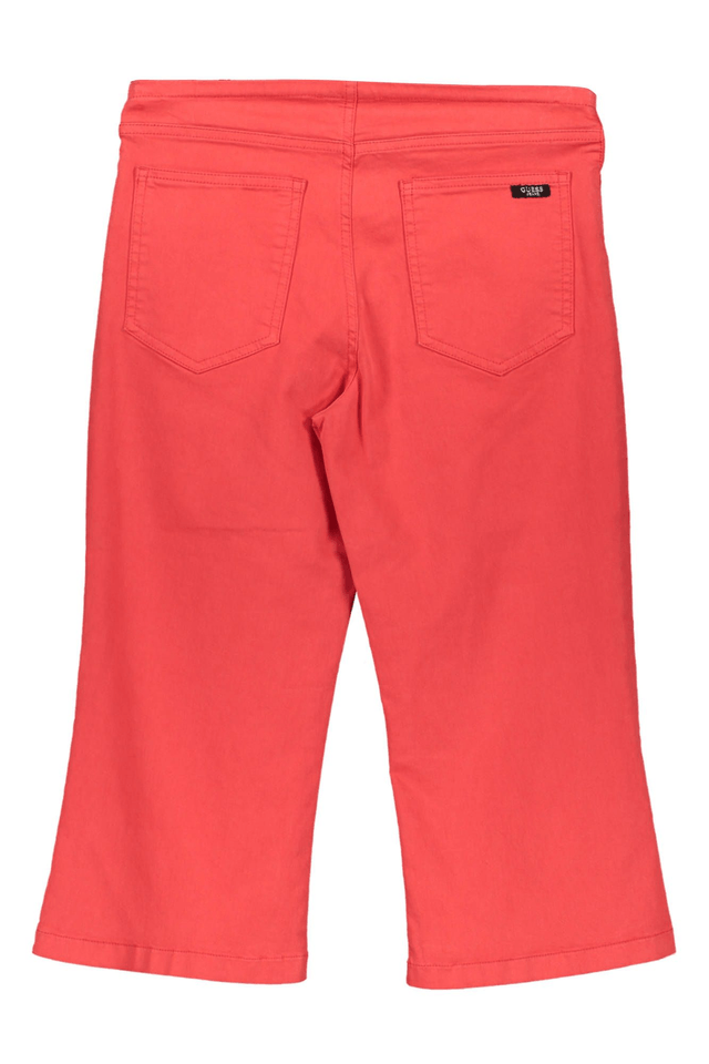 2762GUESS JEANS PANTALONE PINOCCHIETTO DONNA ROSSO