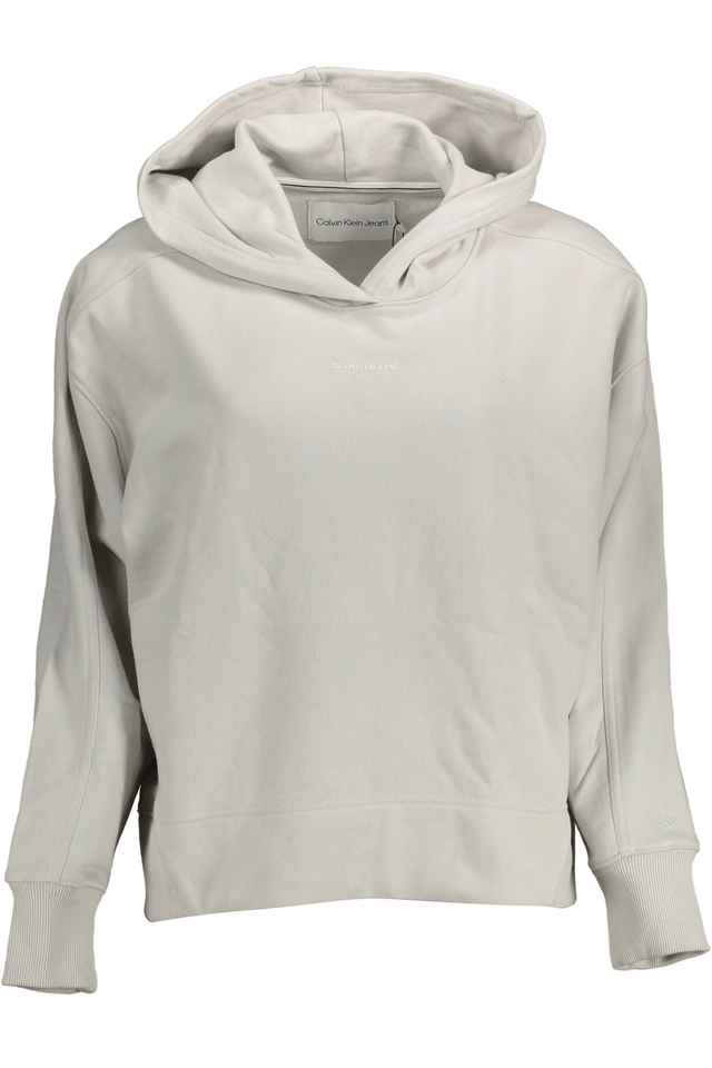 1398CALVIN KLEIN FELPA SENZA ZIP DONNA GRIGIO