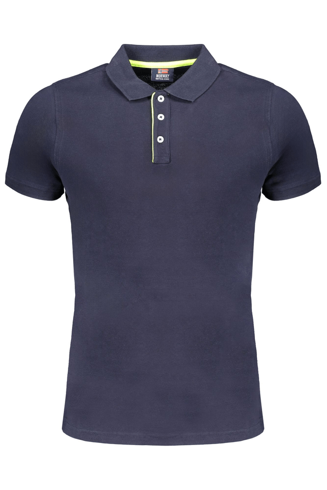 9543NORWAY 1963 POLO MANICHE CORTE UOMO BLU
