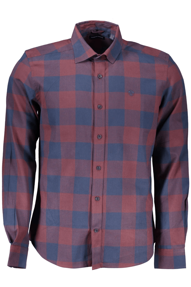 5220NORTH SAILS CAMICIA MANICHE LUNGHE UOMO ROSSO