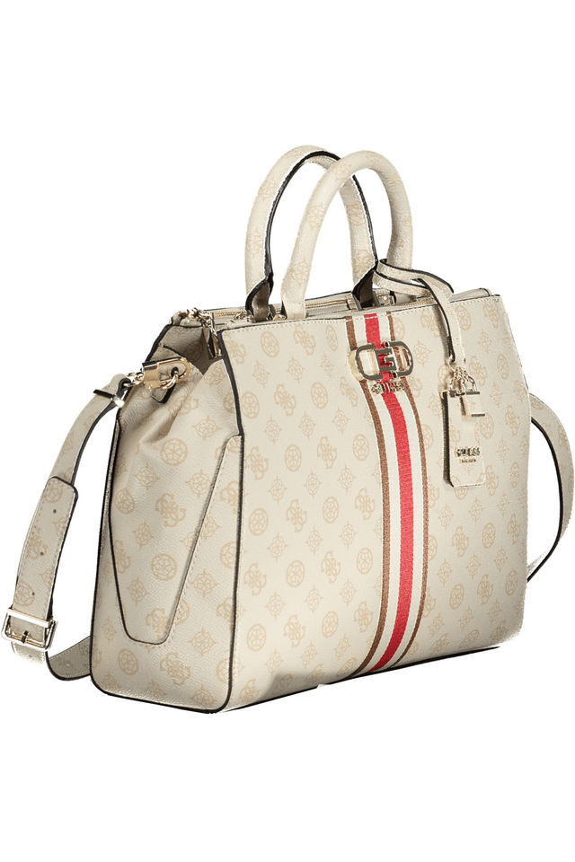 8919GUESS JEANS BORSA DONNA BEIGE