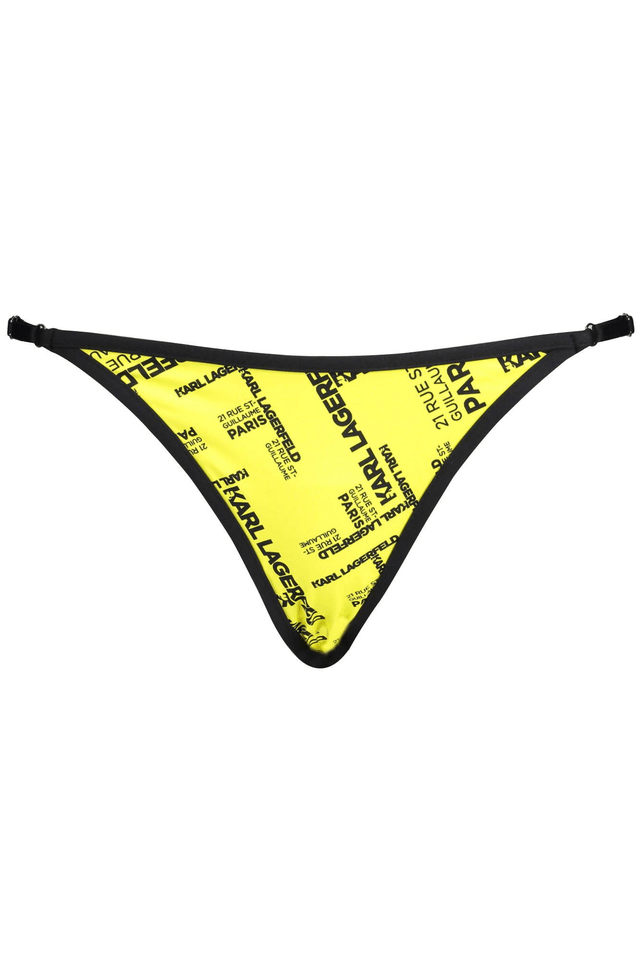 508KARL LAGERFELD BEACHWEAR COSTUME PARTE SOTTO DONNA GIALLO
