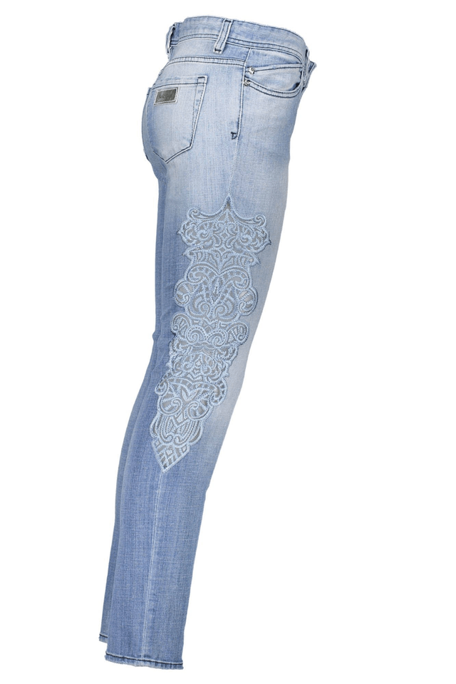 372JUST CAVALLI JEANS DENIM DONNA AZZURRO