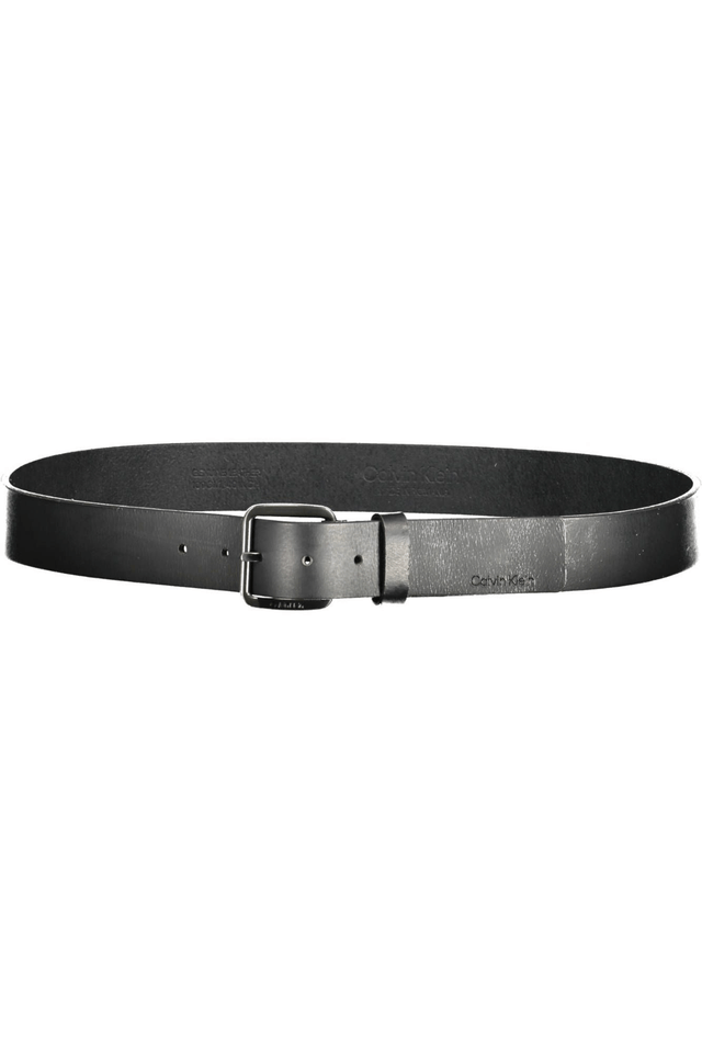 2234CALVIN KLEIN CINTURA IN PELLE UOMO NERO