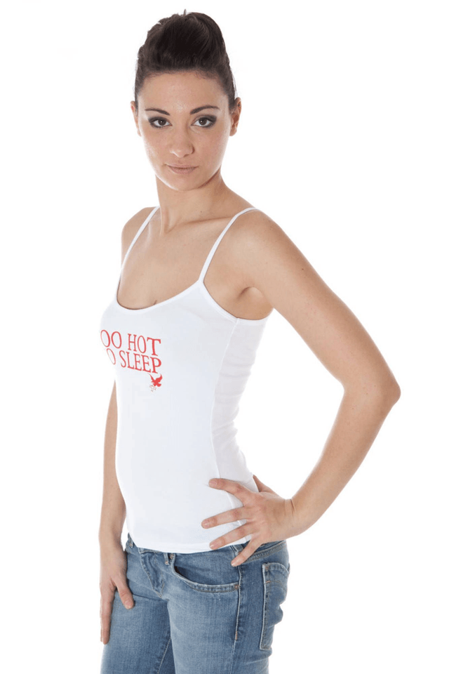 1026ZUELEMENTS CANOTTA DONNA BIANCO