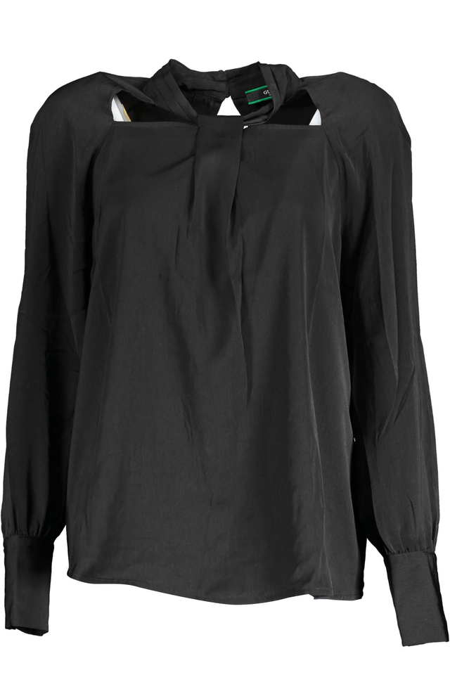 702GUESS JEANS CAMICIA MANICHE LUNGHE DONNA NERO