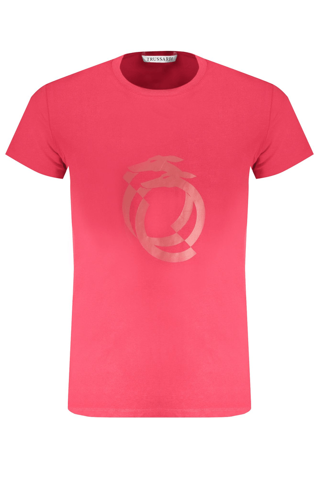 8877TRUSSARDI T-SHIRT MANICHE CORTE UOMO ROSSO