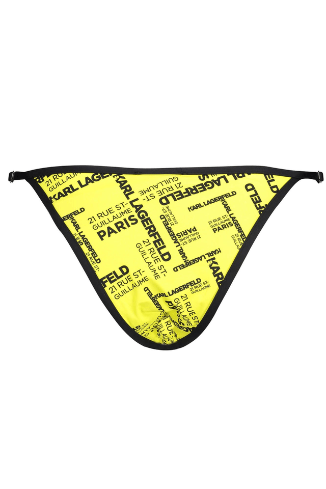 508KARL LAGERFELD BEACHWEAR COSTUME PARTE SOTTO DONNA GIALLO