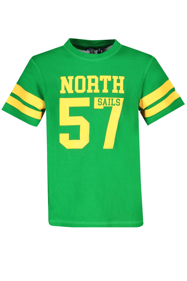 8619NORTH SAILS T-SHIRT MANICHE CORTE BAMBINO VERDE