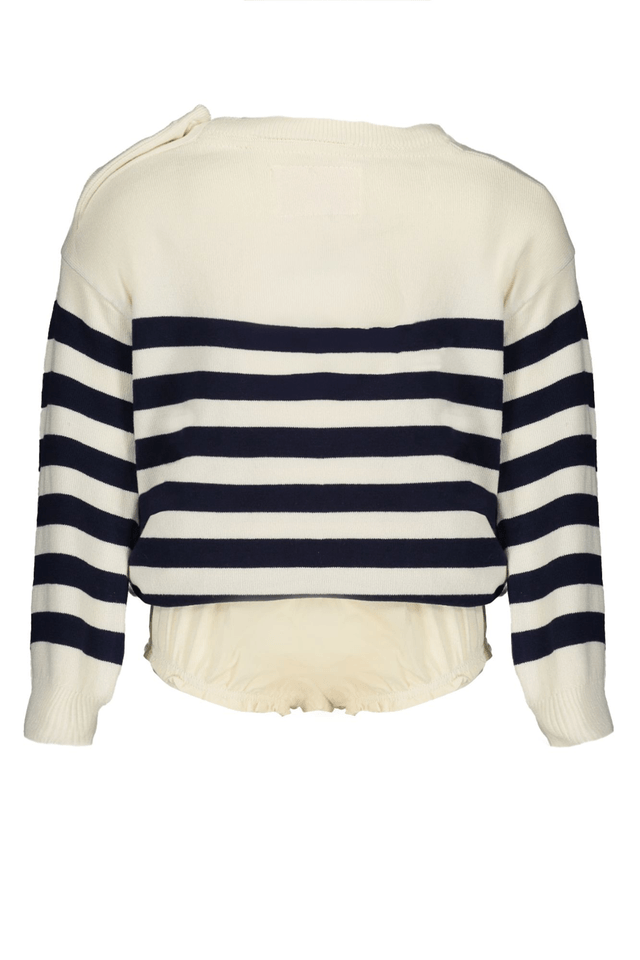 8094GUESS JEANS MAGLIA BAMBINA BIANCO