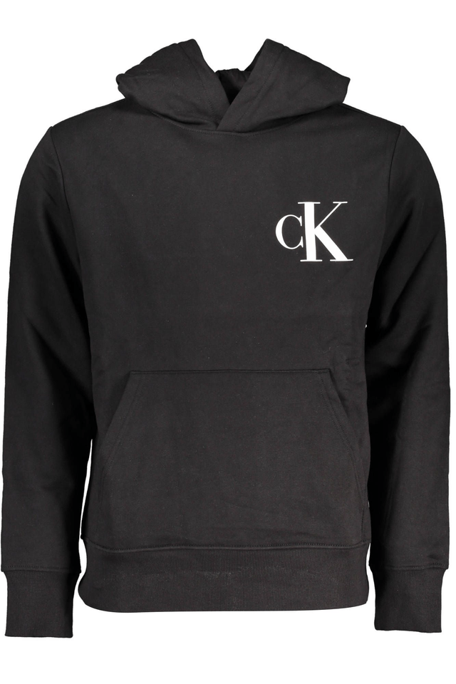 4642CALVIN KLEIN FELPA SENZA ZIP UOMO NERO
