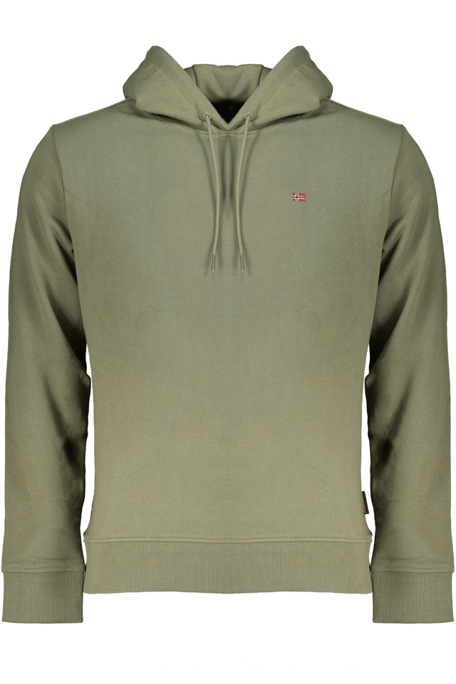 7778NAPAPIJRI FELPA SENZA ZIP UOMO VERDE