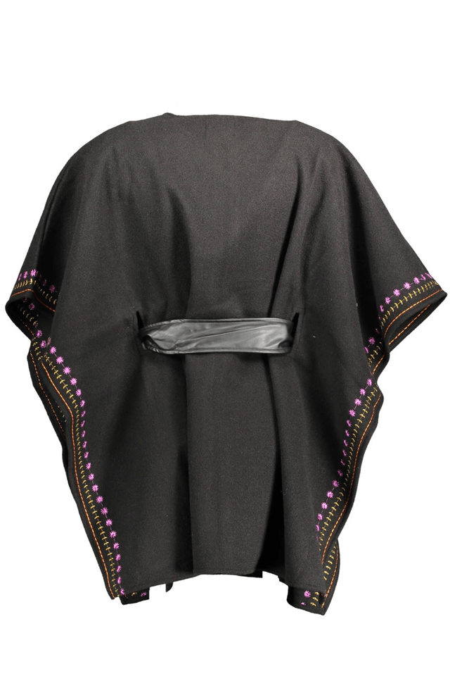 2091DESIGUAL PONCHO DONNA NERO