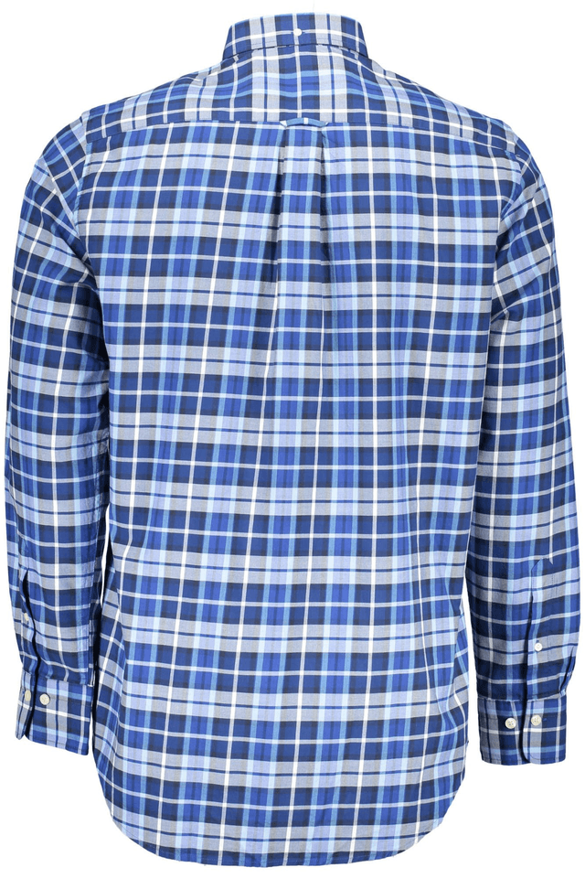 687GANT CAMICIA MANICHE LUNGHE UOMO BLU