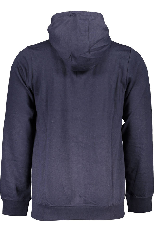4015GIAN MARCO VENTURI FELPA CON ZIP UOMO BLU