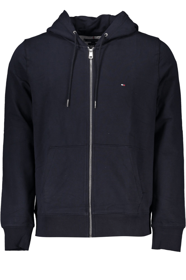 6978TOMMY HILFIGER FELPA CON ZIP UOMO BLU