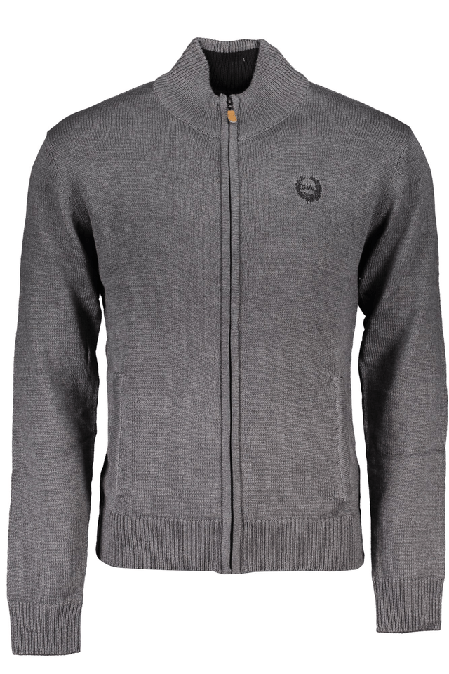 6174GIAN MARCO VENTURI MAGLIA UOMO GRIGIO