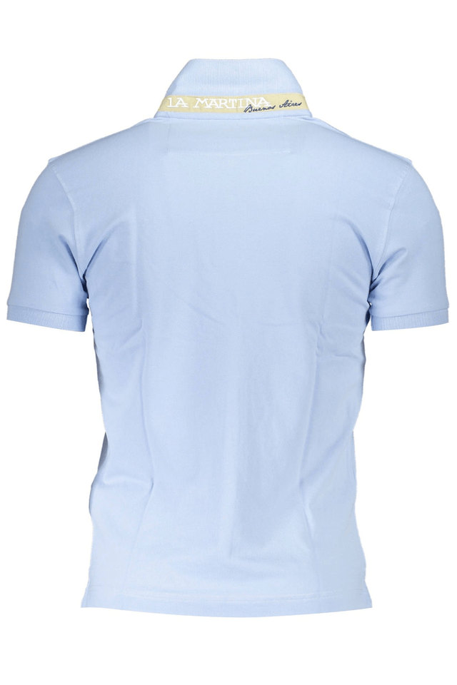 3048LA MARTINA POLO MANICHE CORTE UOMO AZZURRO