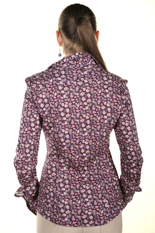 941HOLIDAY INN CAMICIA MANICHE LUNGHE DONNA VIOLA