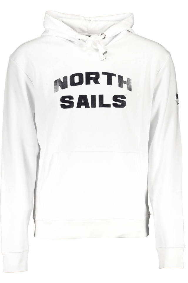 2420NORTH SAILS FELPA SENZA ZIP UOMO BIANCO